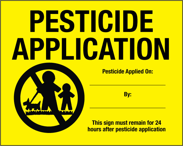 Connecticut Pesticide Notification Sign Laws and Regulations