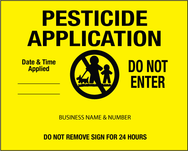 New York Pesticide Notification Sign Laws and Regulations