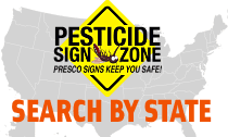 presco pesticide signs - Search by state