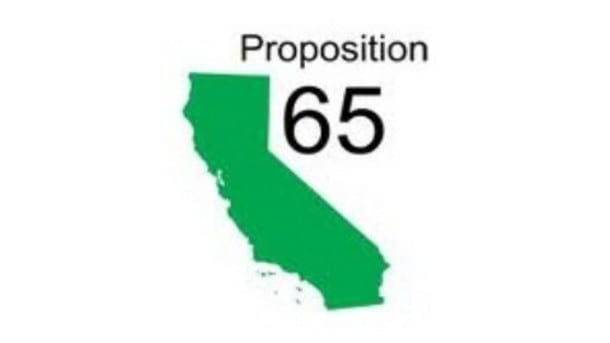California Proposition 65 and REACH SVHC
