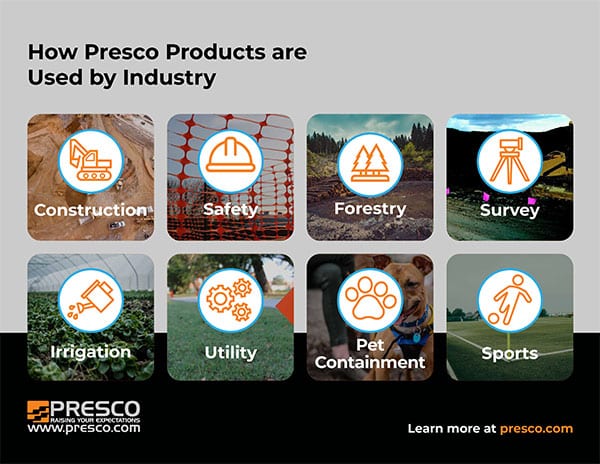 Presco Marking Products – Use by Industry 