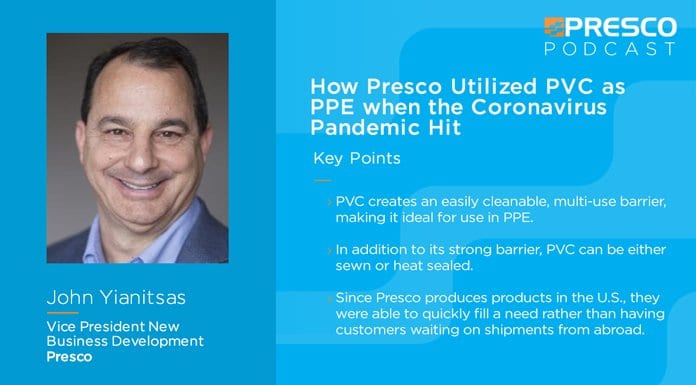 Marking Minute: How Presco Utilized PVC as PPE when the Coronavirus Pandemic Hit