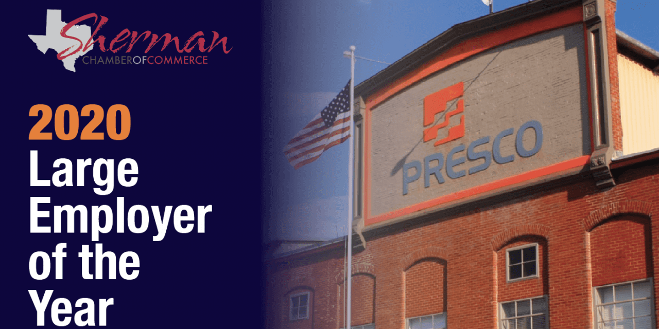 Presco Receives 2020 Large Employer of the Year Award